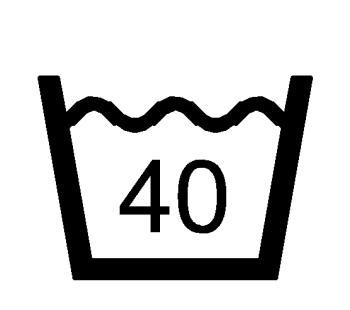 Machine wash at 40° Celsius